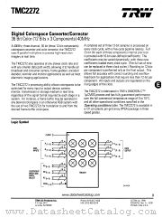 TMC2272 datasheet pdf TRW