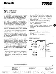 TMC2340 datasheet pdf TRW