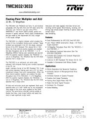 TMC3032 datasheet pdf TRW