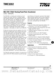 TMC3202 datasheet pdf TRW