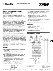 TMC3210 datasheet pdf TRW