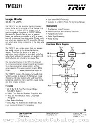 TMC3211 datasheet pdf TRW