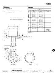 Y8 PACKAGE datasheet pdf TRW