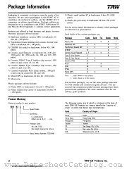 PACKAGE datasheet pdf TRW