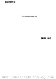 ZUBEHOR datasheet pdf TUNGSRAM