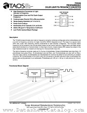 TCS230D datasheet pdf TAOS