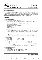 TM8713 datasheet pdf etc