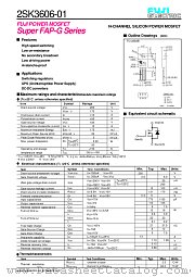2SK3606-01 datasheet pdf Fuji Electric