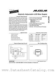 MAX749CPA datasheet pdf MAXIM - Dallas Semiconductor