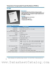 TC-200-DFF-416A-311.04MHZ datasheet pdf Vectron