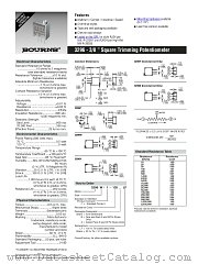 3296W-1-101RLF datasheet pdf BOURNS