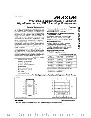 MAX308CPE datasheet pdf MAXIM - Dallas Semiconductor
