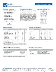 AM1 datasheet pdf WJ Communications
