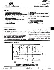 MP7633AD datasheet pdf etc
