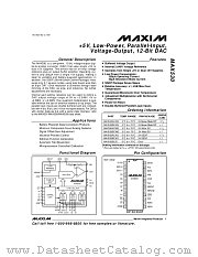 MAX530AENG datasheet pdf MAXIM - Dallas Semiconductor