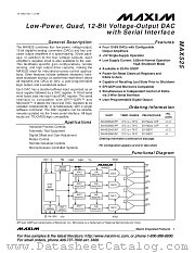 MAX525BMJP datasheet pdf MAXIM - Dallas Semiconductor