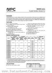CF5009CN2 datasheet pdf Nippon Precision Circuits Inc