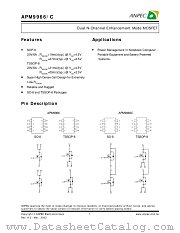 APM9966KC-TR datasheet pdf ANPEC Electronics Corporation