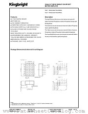 TC07-11GWA datasheet pdf Kingbright Electronic