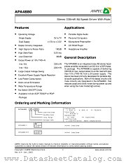 APA4880J datasheet pdf ANPEC Electronics Corporation