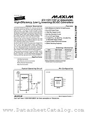 MAX776CSA datasheet pdf MAXIM - Dallas Semiconductor