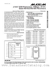 MAX3095EEE datasheet pdf MAXIM - Dallas Semiconductor