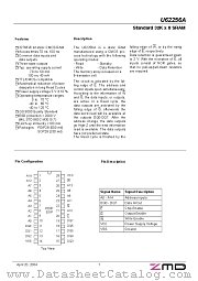 U62256AS2A10G1 datasheet pdf ZMD
