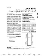 MAX199BEWI datasheet pdf MAXIM - Dallas Semiconductor