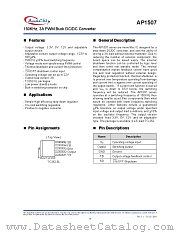 AP1507-33D5A datasheet pdf Anachip