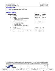 KM684000BLP-7 datasheet pdf Samsung Electronic