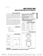 MAX1232MJA datasheet pdf MAXIM - Dallas Semiconductor