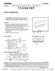 TC5081BP datasheet pdf TOSHIBA