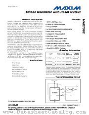 MAX7382CRUT datasheet pdf MAXIM - Dallas Semiconductor