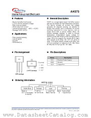AH373-PL datasheet pdf Anachip