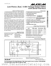 MAX5151AEEE datasheet pdf MAXIM - Dallas Semiconductor