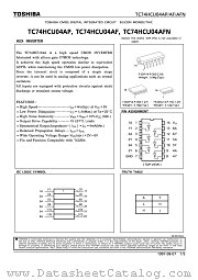 TC74HCU04 datasheet pdf TOSHIBA