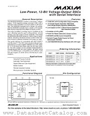 MAX5352BEUA datasheet pdf MAXIM - Dallas Semiconductor