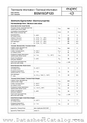 BSM15GP120 datasheet pdf Eupec GmbH