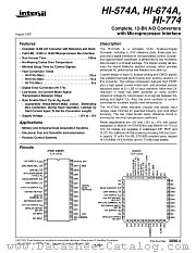 HI4-574ATE/883 datasheet pdf Intersil