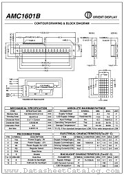 AMC1601B datasheet pdf Orient Display