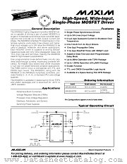 MAX8552ETB datasheet pdf MAXIM - Dallas Semiconductor