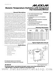MAX6670AUB40 datasheet pdf MAXIM - Dallas Semiconductor