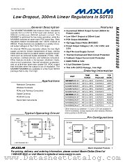 MAX8887EZK18-T datasheet pdf MAXIM - Dallas Semiconductor