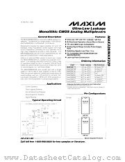MAX329CPE datasheet pdf MAXIM - Dallas Semiconductor