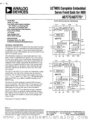 AD7775 datasheet pdf Analog Devices