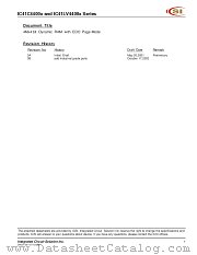 IS41LV44004 datasheet pdf Integrated Circuit Solution Inc