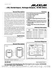 MAX542CEPD datasheet pdf MAXIM - Dallas Semiconductor