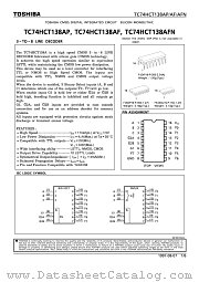 TC74HCT138 datasheet pdf TOSHIBA