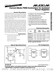 MAX5021EPA datasheet pdf MAXIM - Dallas Semiconductor