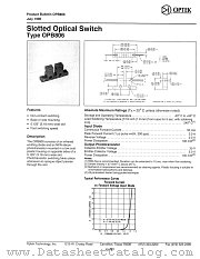 OPB806 datasheet pdf Optek Technology